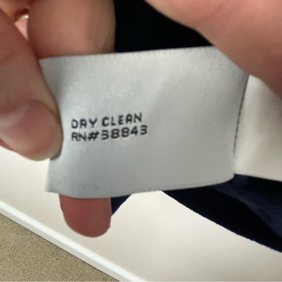 Larry Levine Wool Pea Coat | Double Breasted | Blue | Size Medium - Picture 10 of 15